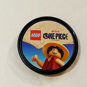 Lego One Piece Luffy SDCC Comic Con Exclusive Pop Badge